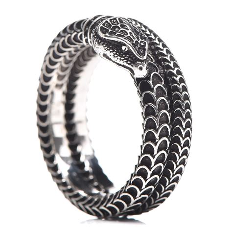 gucci ring snake|gucci garden silver snake ring.